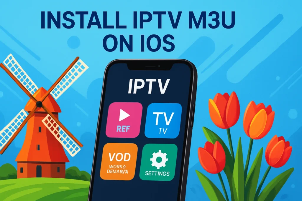 IPTV M3U iOS installeren op iPhone: Stappen, Voordelen en Dutch IPTV 4K